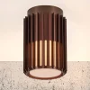 Buiten plafondlamp Aludra, Seaside metallic bruin