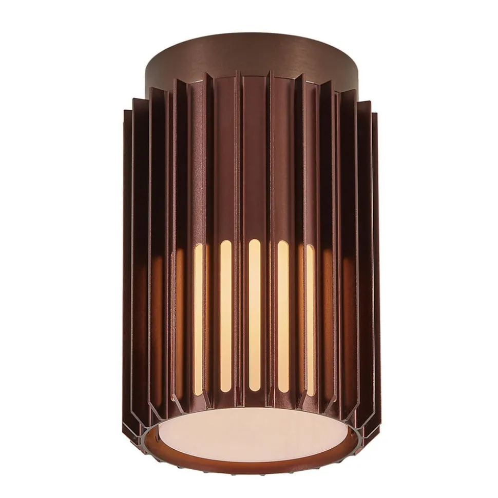 Buiten plafondlamp Aludra, Seaside metallic bruin