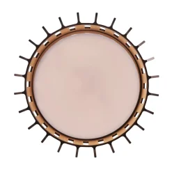 Buiten plafondlamp Aludra, Seaside metallic bruin