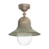Buiten plafondlamp Campanula 2095, antiek messing, Ø 29 cm IP44
