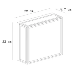 Buiten plafondlamp Dukan IP65, 2-lamps