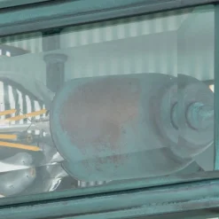 Buiten plafondlamp Holborn, verdigris-finish