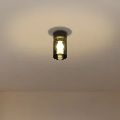 Buiten plafondlamp Kila. rookgrijs