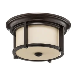 Buiten plafondlamp Merrill in brons