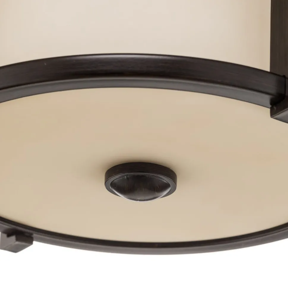 Buiten plafondlamp Merrill in brons