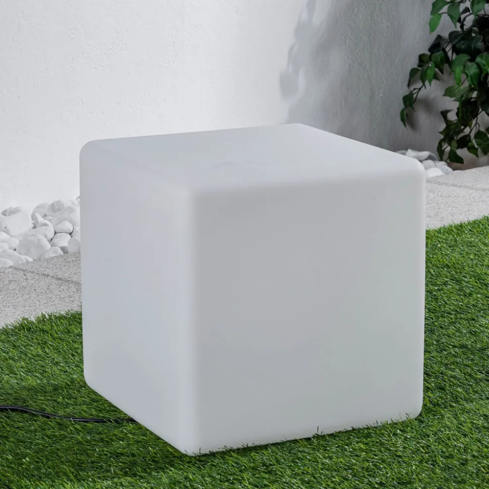 Buiten sfeerlamp Cumulus Cube M, 38,5 x 38,5 cm