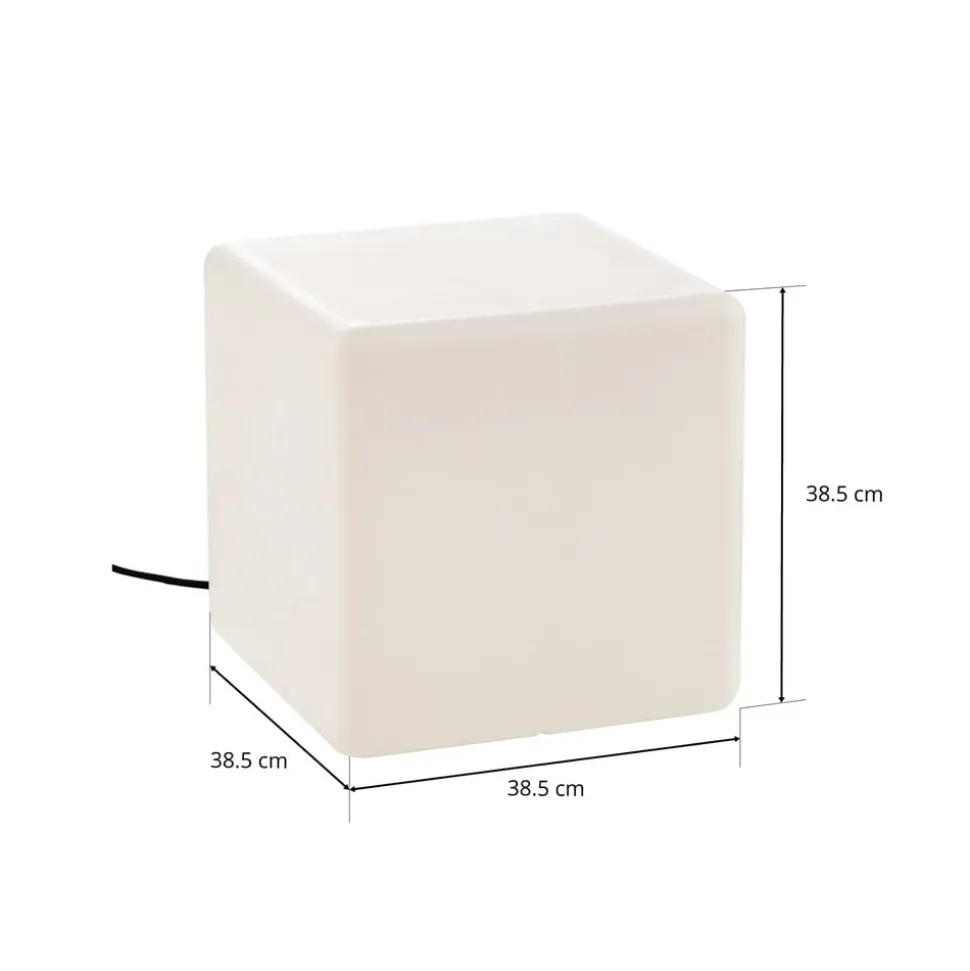 Buiten sfeerlamp Cumulus Cube M, 38,5 x 38,5 cm