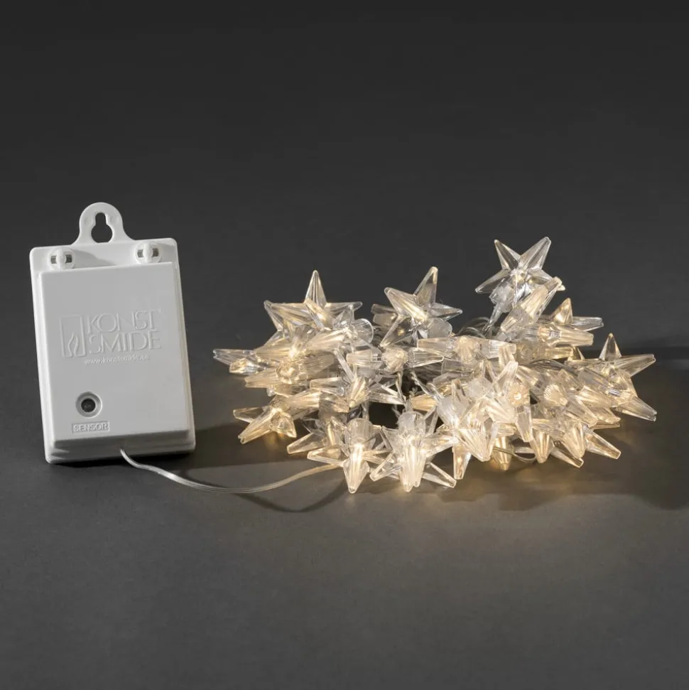 Buiten-lichtketting Sterren met LED's, 40-lamps