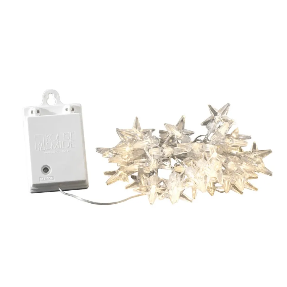 Buiten-lichtketting Sterren met LED's, 40-lamps
