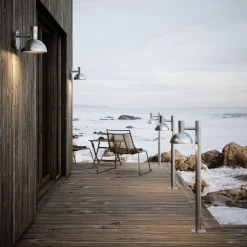 Buitenpadverlichting Arki chroom zeewaterbestendig