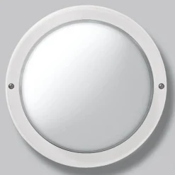 Buiten-wand- of plafondlamp EKO 26, wit