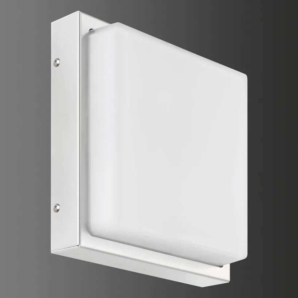 Buitenwandlamp 046, bewegingsmelder roestvrijstaal