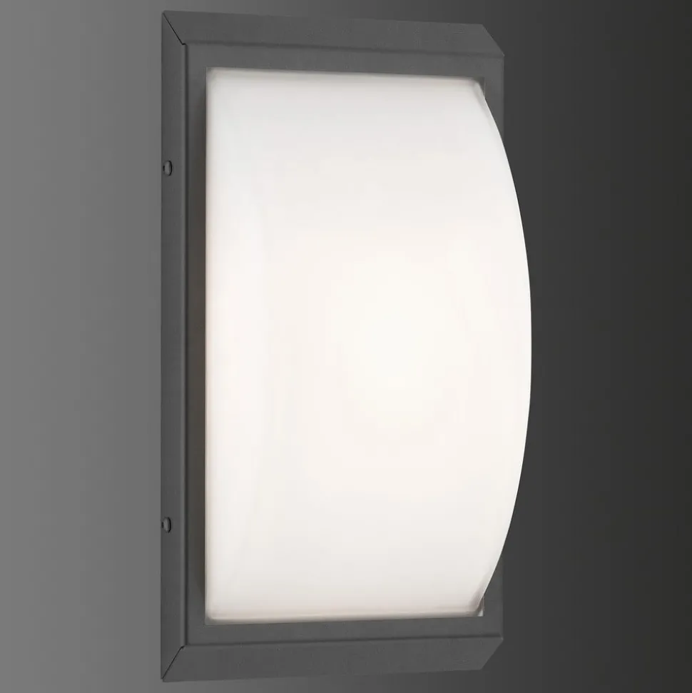 Buitenwandlamp 053 met bewegingsmelder, grafiet