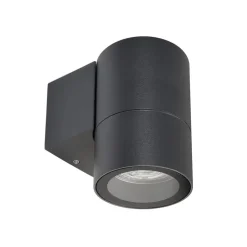 Buitenwandlamp Achernar 1-lamp down zwartgrijs