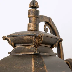 Buitenwandlamp Aiko, antiek afgewerkt, hanglamp