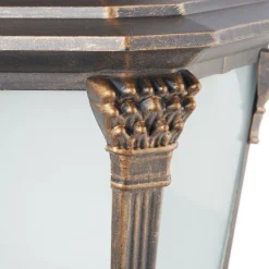 Buitenwandlamp Aiko staand nostalgisch