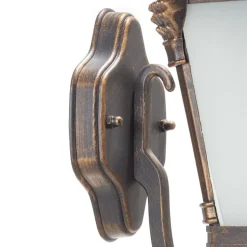 Buitenwandlamp Aiko staand nostalgisch