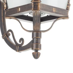 Buitenwandlamp Aiko staand nostalgisch