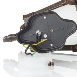 Buitenwandlamp Aiko staand nostalgisch