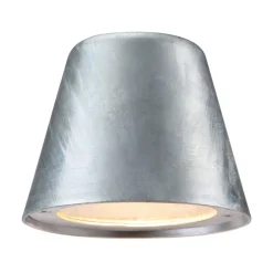 Buitenwandlamp Aleria, staal verzinkt