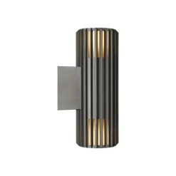 Buitenwandlamp Aludra Double Seaside, aluminium, antraciet
