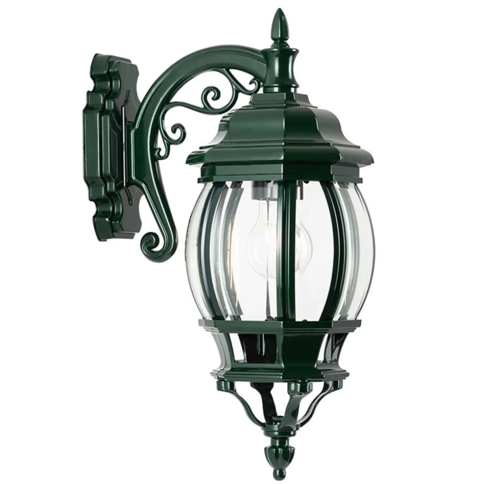 Buitenwandlamp Andrew lantaarn opknoping, groen