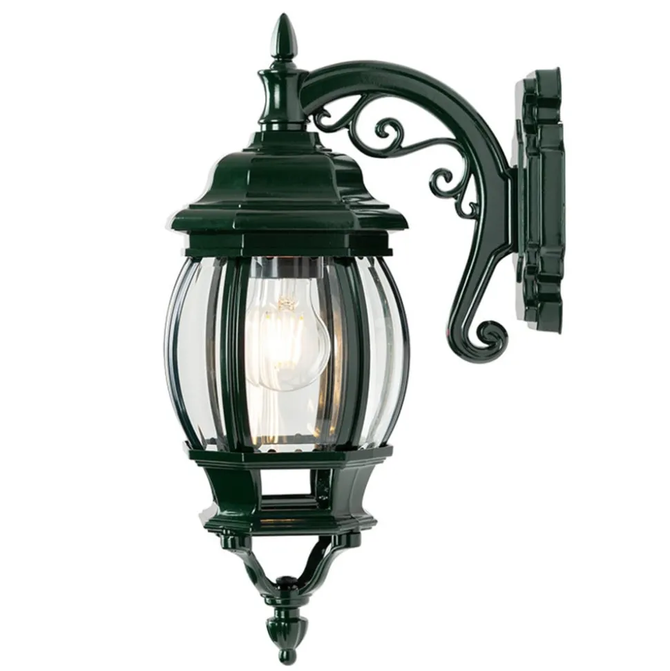 Buitenwandlamp Andrew lantaarn opknoping, groen