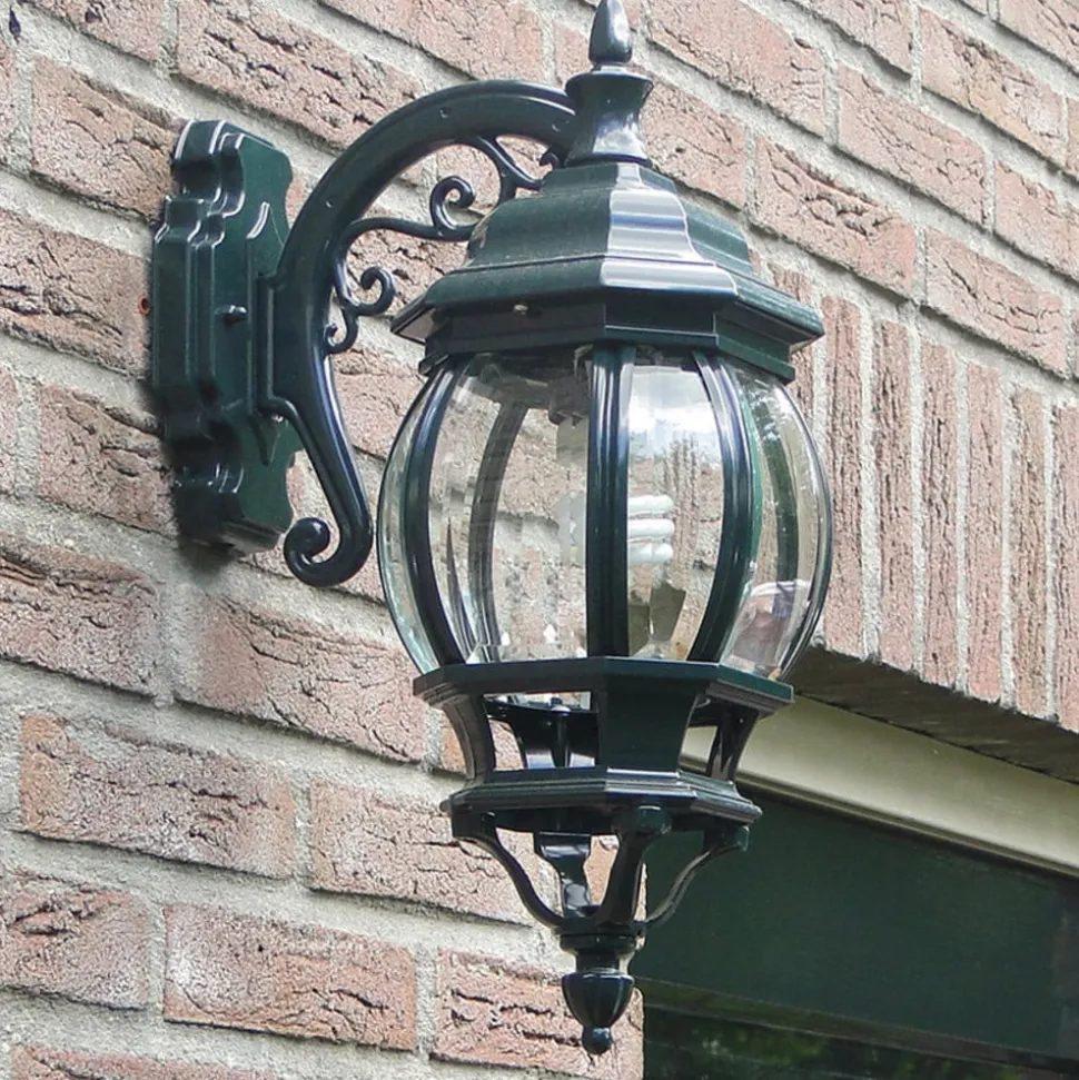 Buitenwandlamp Andrew lantaarn opknoping, groen