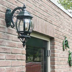 Buitenwandlamp Andrew lantaarn opknoping, groen