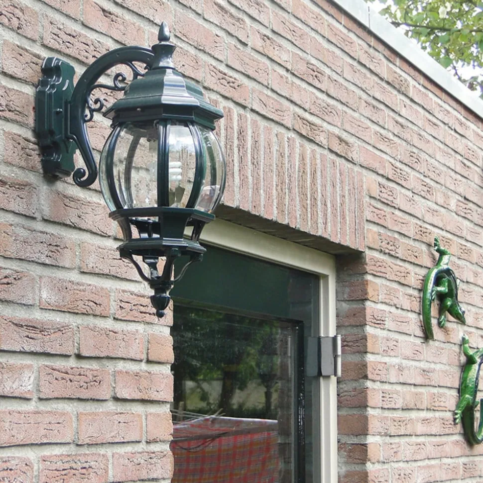 Buitenwandlamp Andrew lantaarn opknoping, groen