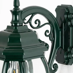 Buitenwandlamp Andrew lantaarn opknoping, groen