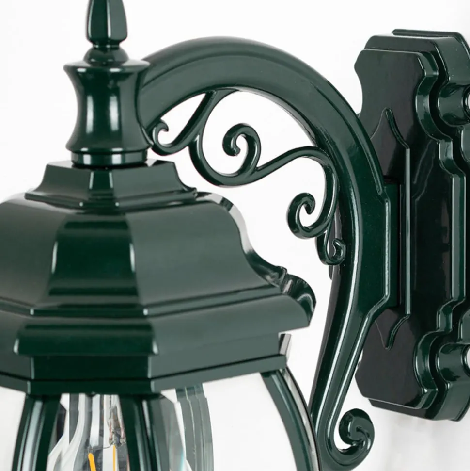 Buitenwandlamp Andrew lantaarn opknoping, groen