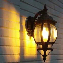 Buitenwandlamp Andrew lantaarn opknoping, groen