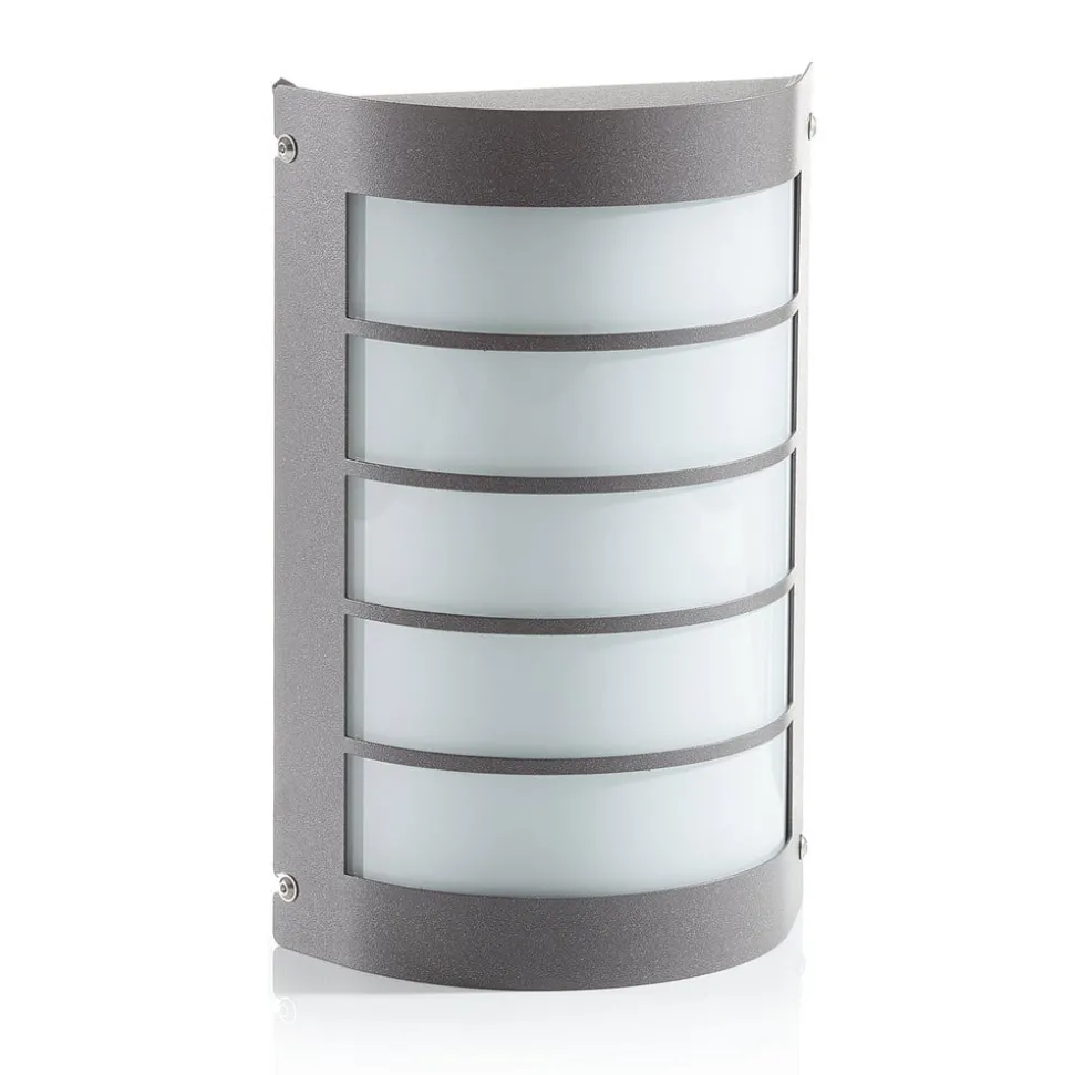 Buitenwandlamp Aqua Marco met rooster, antraciet