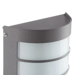 Buitenwandlamp Aqua Marco met rooster, antraciet