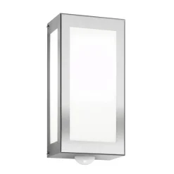 Buitenwandlamp Aqua Rain, roestvrij staal, sensor