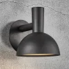 Buitenwandlamp ARKI zwart Ø 20 cm