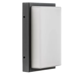 Buitenwandlamp Babett E27 met sensor grafiet