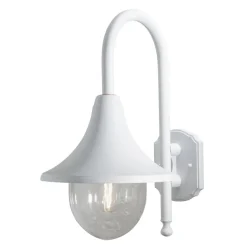 Buitenwandlamp Bari, wit