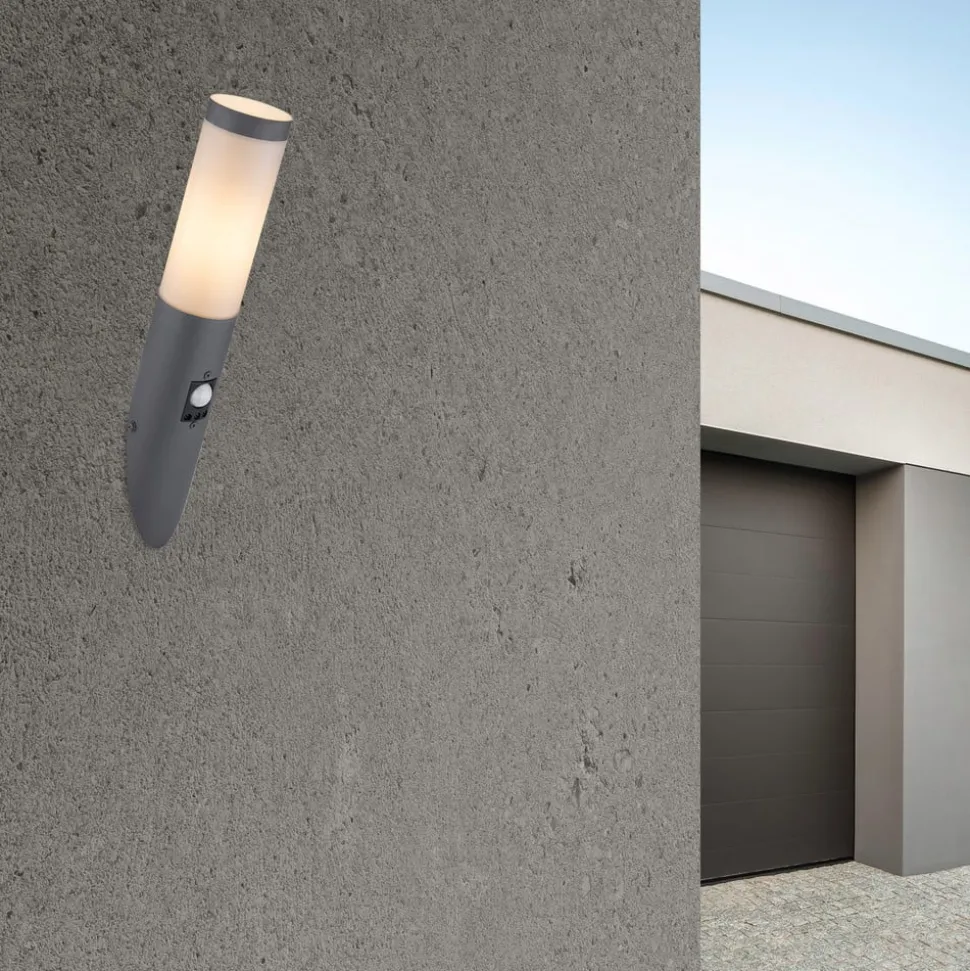 Buitenwandlamp Boston, met sensor