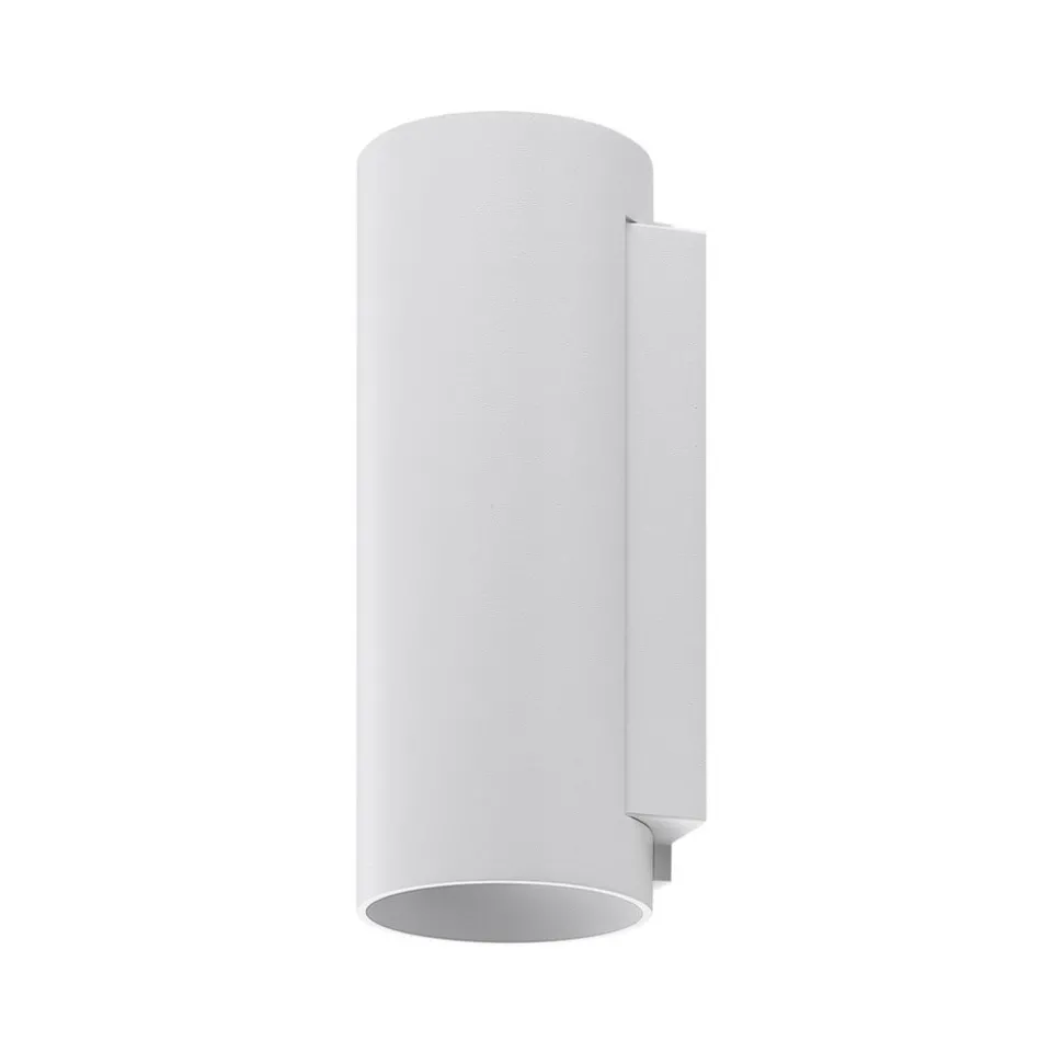 Buitenwandlamp CAN, wit, 2-lamps, Ø 8 cm, IP65, metaal, GU10