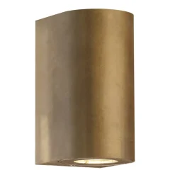 Buitenwandlamp Canto Maxi 2, messing