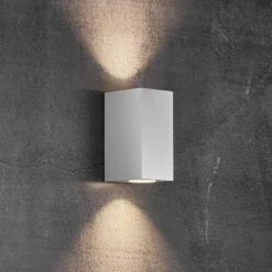 Buitenwandlamp Canto Maxi Kubi 2, 17 cm, wit