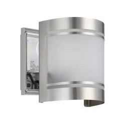 Buitenwandlamp Cerno, roestvrij staal