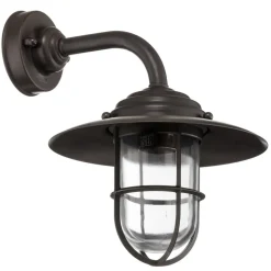 Buitenwandlamp Chalet rooster messing gebruineerd