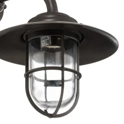 Buitenwandlamp Chalet rooster messing gebruineerd