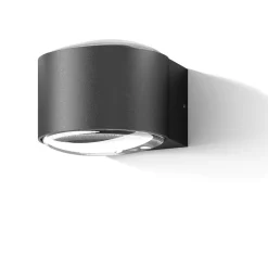 Buitenwandlamp CMD 9029 met glazen lenzen