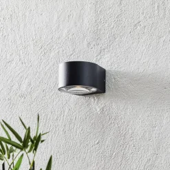 Buitenwandlamp CMD 9029 met glazen lenzen