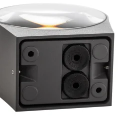 Buitenwandlamp CMD 9029 met glazen lenzen