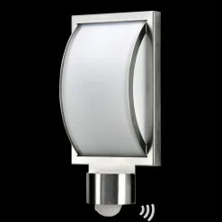 Buitenwandlamp Curvo met bewegingssensor